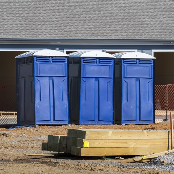 can i customize the exterior of the porta potties with my event logo or branding in Holly Springs NC